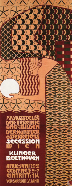 Poster for the Vienna Secession Exhibition de Koloman Moser