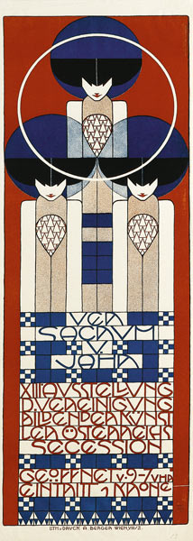Poster for the Vienna Secession Exhibition de Koloman Moser