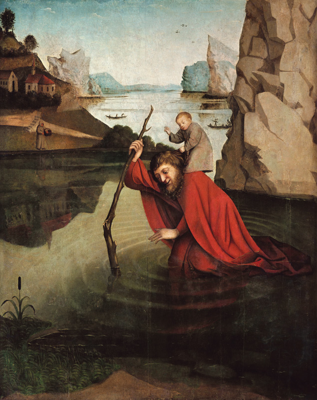 Holy Christophorus de Konrad Witz
