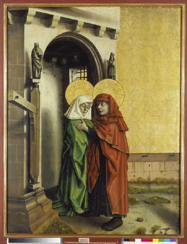 Meeting of Joachim and Anna at the golden gate de Konrad Witz