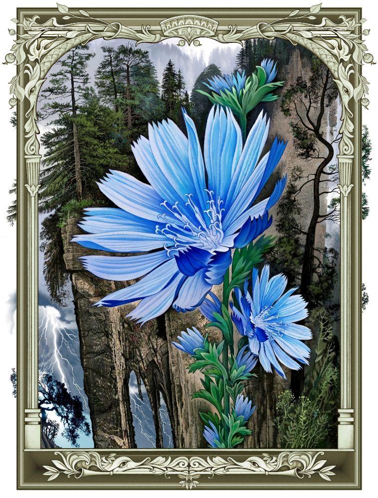 Blauen Blumen de Konstantin Avdeev