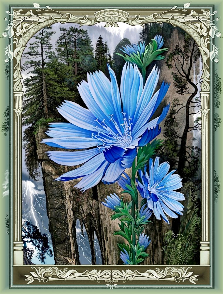 Blauen Blumen (Variante) de Konstantin Avdeev