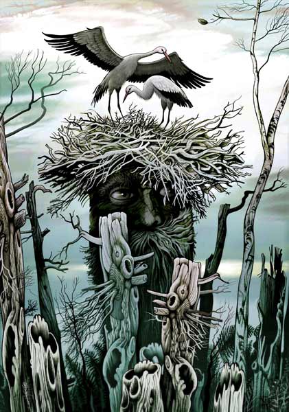 Das Nest. Die Störche. de Konstantin Avdeev