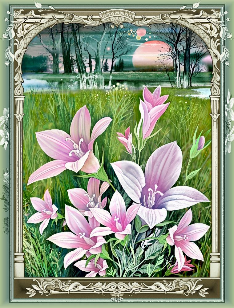 Die Blumen auf der Wiese (Variante) de Konstantin Avdeev