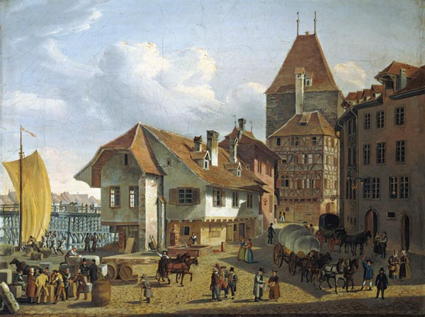 The Schifflände in Basel de Konstantin Guise