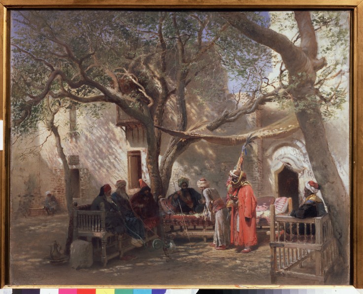 Dervishes in Cairo de Konstantin Jegorowitsch Makowski