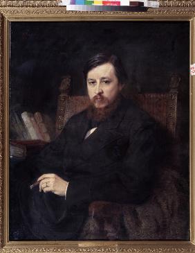Portrait of the composer Mikhail P. Azanchevsky (1839-1881)