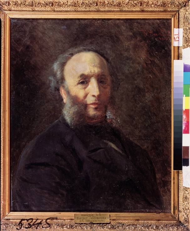 Portrait of the artist Ivan Aivazovsky (1817-1900) de Konstantin Jegorowitsch Makowski