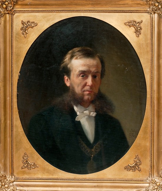 Portrait of Count Pyotr Aleksandrovich Valuev (1815-1890) de Konstantin Jegorowitsch Makowski
