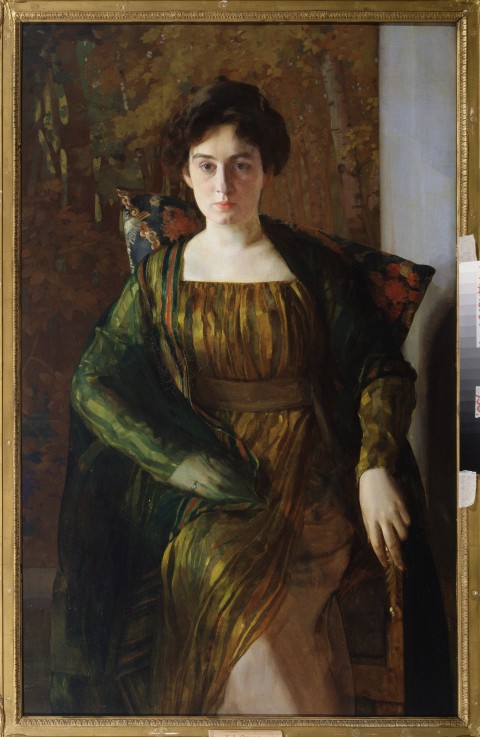 Portrait of Henrietta Hirshmann de Konstantin Somow