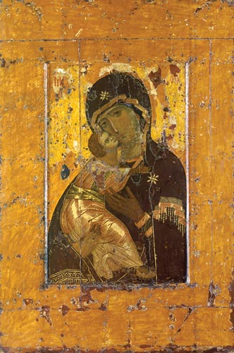 Gottesmutter von Wladimir de Konstantinopel Ikonenmalerei