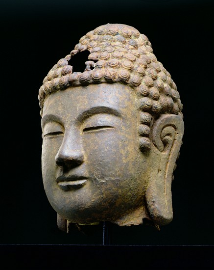 Head of Buddha, Korean, late 8th, early 9th century AD de Korean School