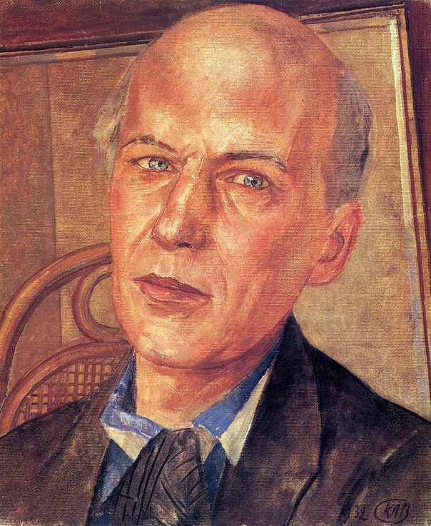 Portrait of the Poet Andrei Bely (1880-1934) de Kosjma Ssergej. Petroff-Wodkin
