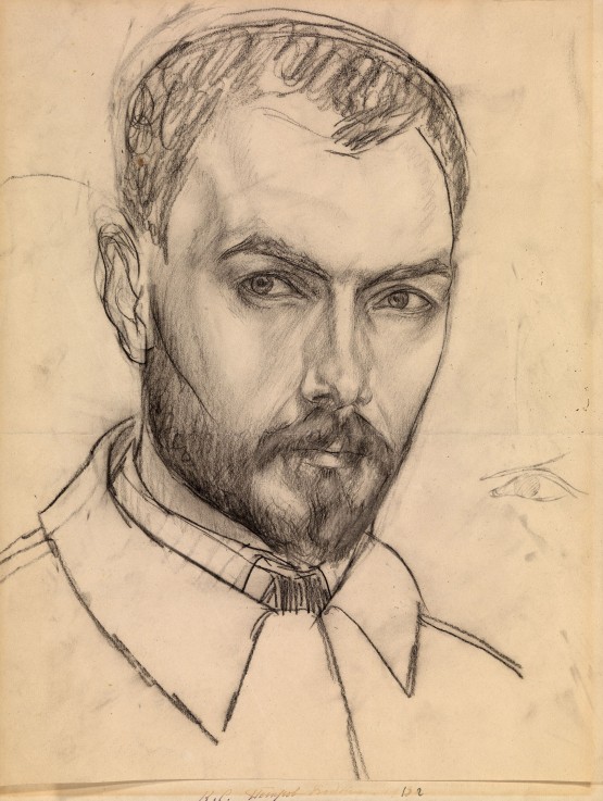 Self-Portrait de Kosjma Ssergej. Petroff-Wodkin