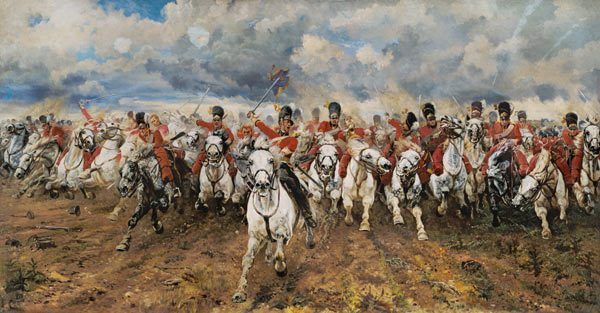 Scotland For Ever! 1881 (oil on canvas)  de Lady (Elizabeth Southerden Thompson)  Butler