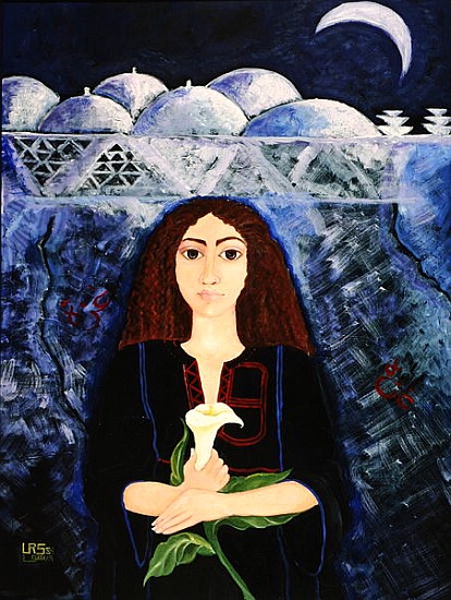 Hope (Part I), 1989 (acrylic on canvas)  de Laila  Shawa