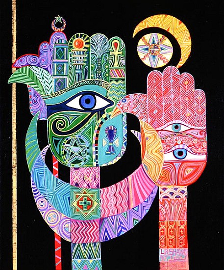 Symbols, 1992 (acrylic on canvas)  de Laila  Shawa