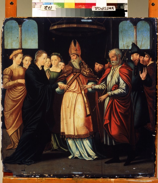 The Marriage of Mary and Joseph de Lambert Lombard