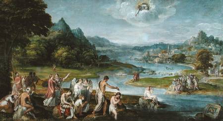 The Baptism of Christ de Lambert Sustris