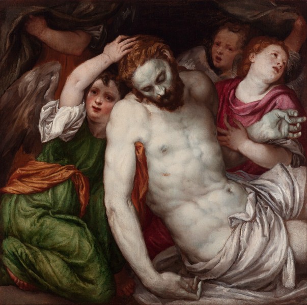 Pietà with Angels de Lambert Sustris