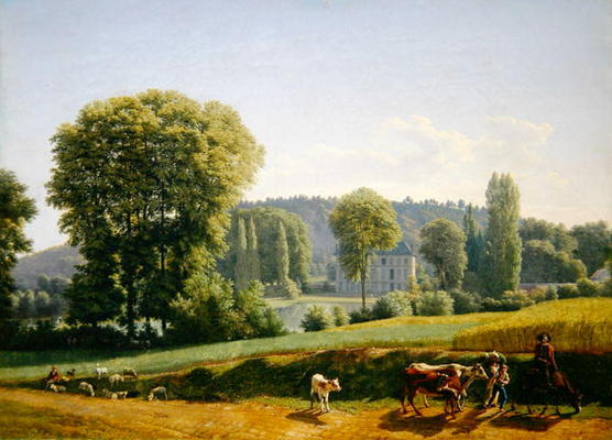 Landscape with Animals, 1806 (oil on canvas) de Lancelot Theodore Turpin de Crisse