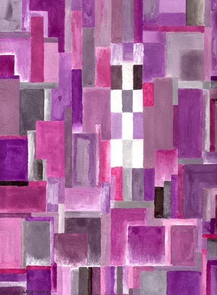 Farbenspiel grau/violett de Peter Lanzinger