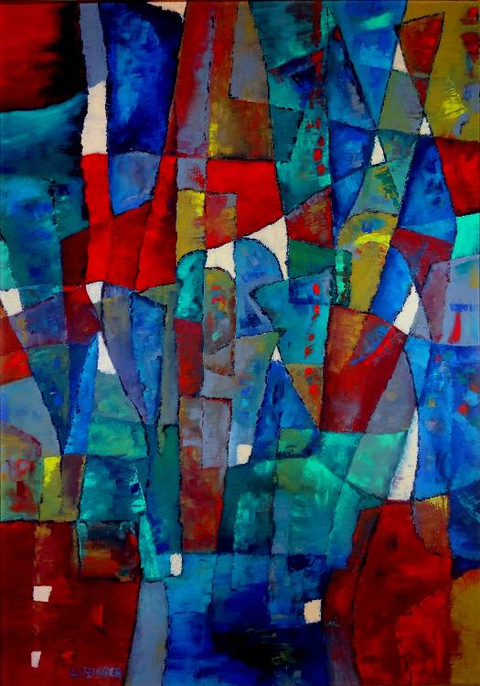 Abstrakt I – rot, grün, blau
70 x 100 cm de Peter Lanzinger