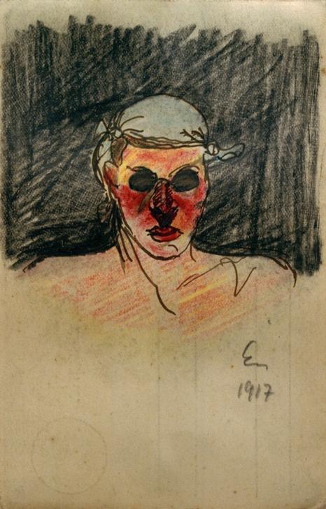 Ich (als Verwundeter) de László Moholy-Nagy