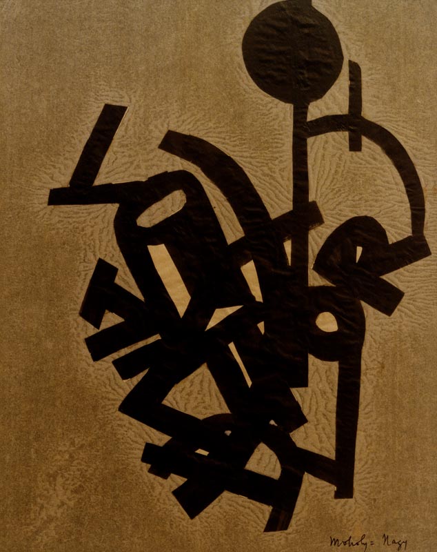 Ohne Titel (Collage mit R)  de László Moholy-Nagy
