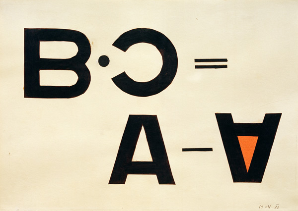 Ohne Titel (Typo Collage) de László Moholy-Nagy