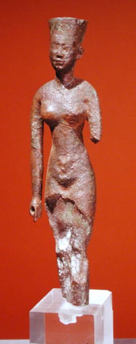 Figurine of a goddess de Late Period Egyptian