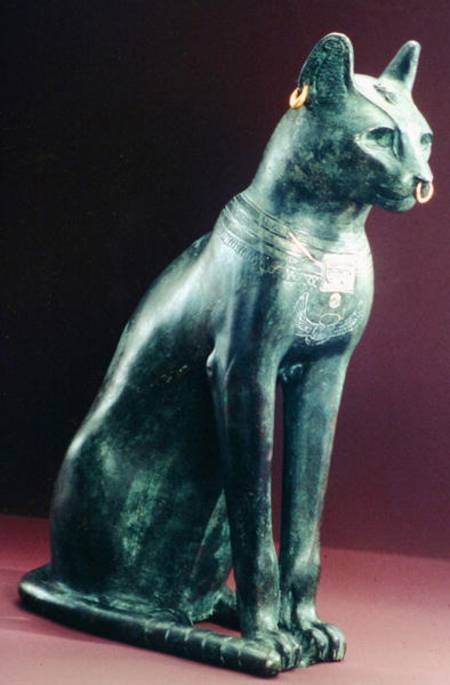 Goddess Bastet, from Saqqara de Late Period Egyptian