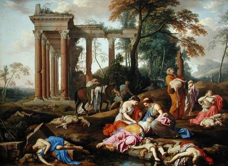 The Death of the Children of Bethel de Laurent de La Hyre