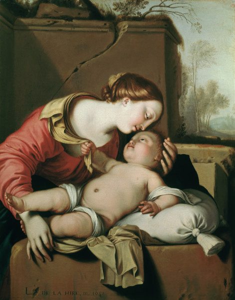 L.de La Hyre, Maria mit Kind de Laurent de La Hyre