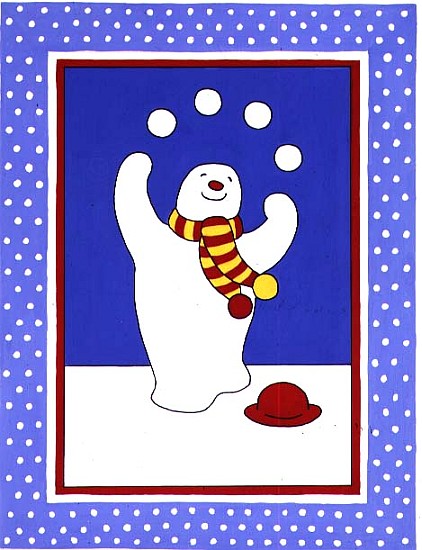 Juggling Snowman de Lavinia  Hamer