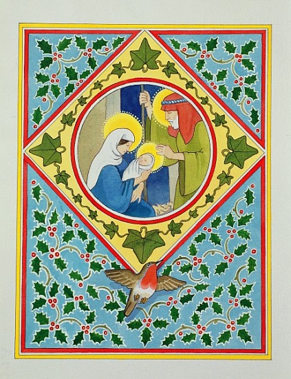 Nativity (w/c on paper)  de Lavinia  Hamer