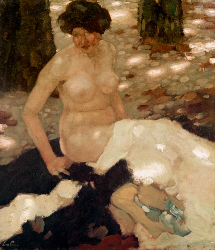 Weiblicher Akt, 1904. de Leo Putz