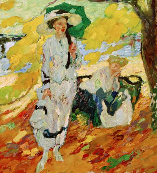 Herbstsonne, 1910. de Leo Putz
