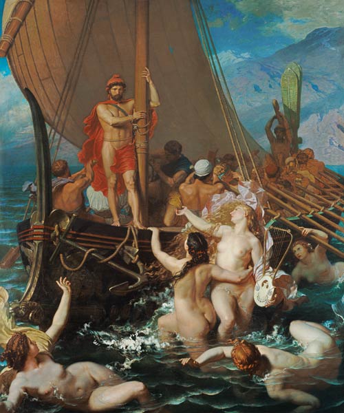 Ulysses and the Sirens de Leon-Auguste-Adolphe Belly