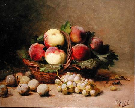 Still life of fruit de Léon Charles Huber