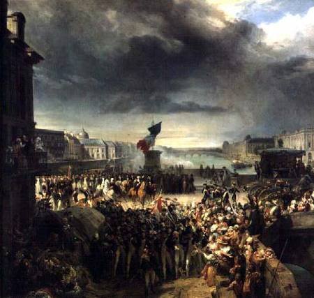 The Garde Nationale de Paris Leaves to Join the Army in September 1792 de Leon Cogniet