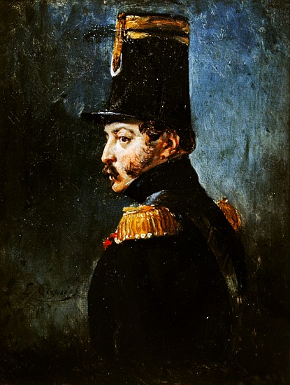 Portrait presumed to be of General Gaston Auguste de Gallifet de Leon Cogniet