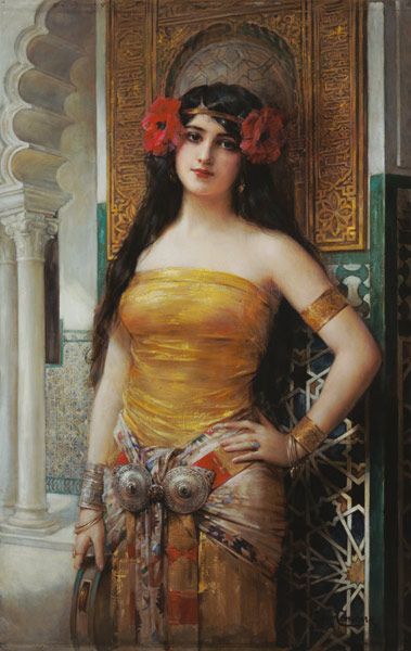 Die orientalische Frau de Leon Francois Comerre