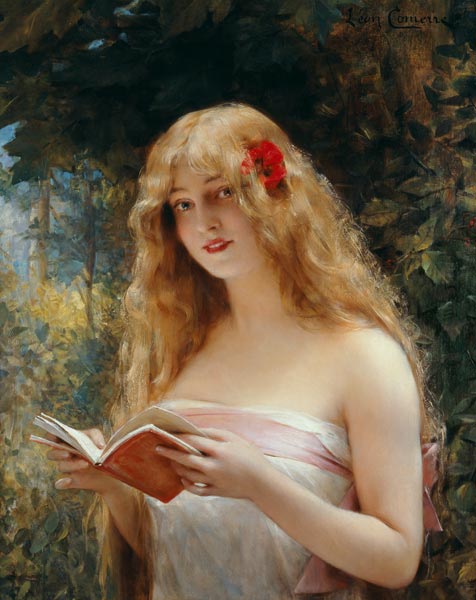La Belle Liseuse (The Beautiful Reader) de Leon Francois Comerre