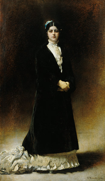 Portrait of Emmanuella Signatelli, Countess Potocka de Leon Joseph Florentin Bonnat