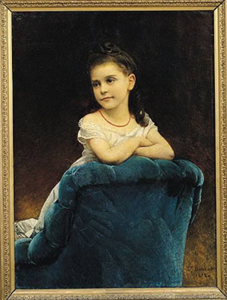 Portrait of Mademoiselle Franchetti de Leon Joseph Florentin Bonnat