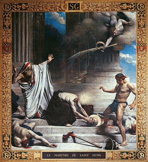 The Martyrdom of St. Denis de Leon Joseph Florentin Bonnat