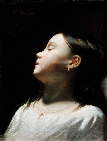 Young Girl Sleeping de Leon Joseph Florentin Bonnat