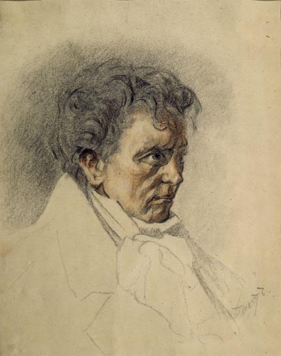 Portrait of the composer Ludwig van Beethoven de Leon Nikolajewitsch Bakst