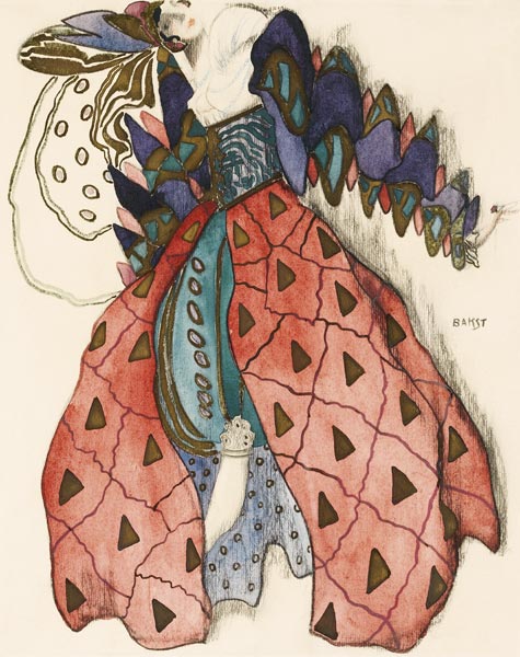 Costume design for the Ballet "La Légende de Joseph" by R. Strauss de Leon Nikolajewitsch Bakst